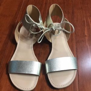 Franco sarto tie sandals.  Size 10